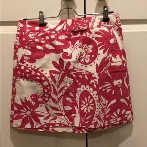 Floral J Crew skirt